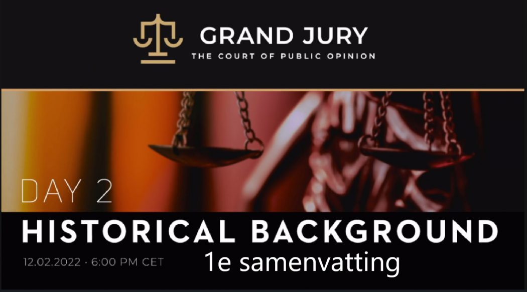 Grand Jury proceeding Day 1, 2 and 3